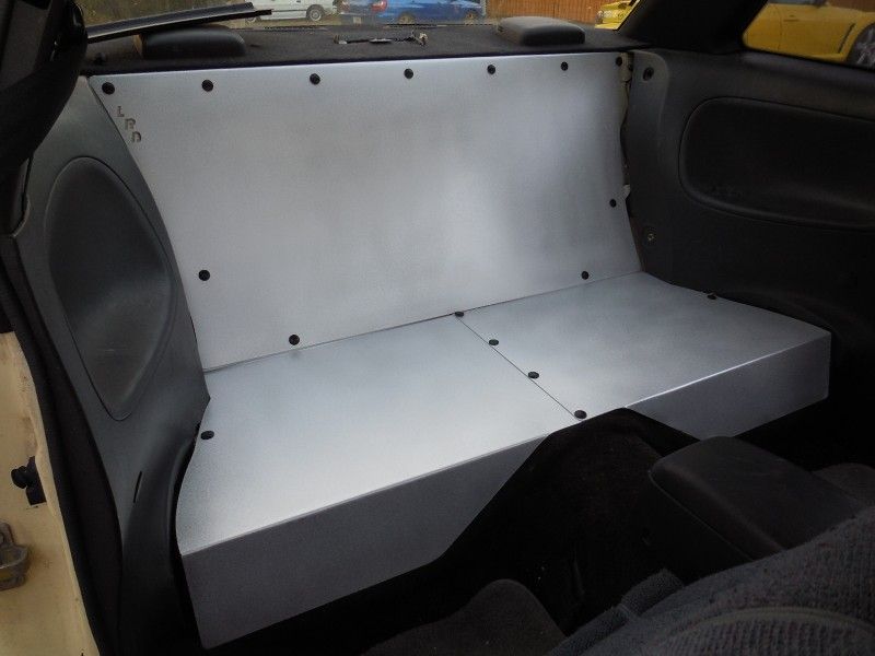 S13 Coupe Street Faction Rear seat delete With Rear Windshield Lid