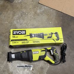 RYOBI 12 Amp Corded Reciprocating Saw