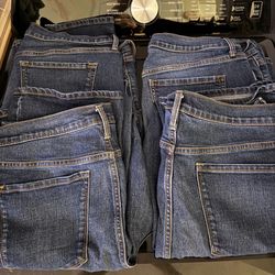 4 Pairs Old Navy Boot Cut Jeans Size 14