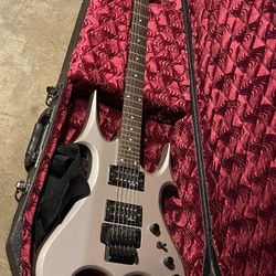 B.C. Rich Platinum Pro Zombie Electric Guitar w/ Coffin Case And Strap