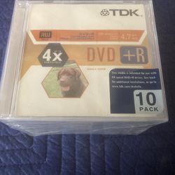 15 Pack TDK DVD+R PLUS In Jewel Cases