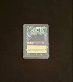 Disney Lorcana Maleficent Exultant Spellcaster Promo Card