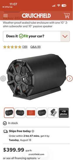 Kicker comp rt 10 2ohms