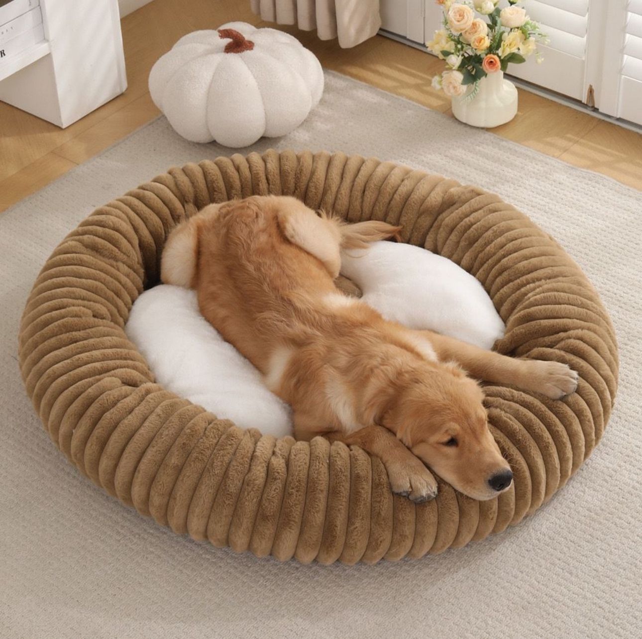 WOOFWAYZ Donut Calming bed