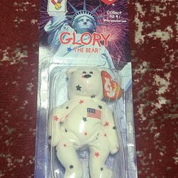 TY America "Glory" The Bear Teenie Beanie Baby