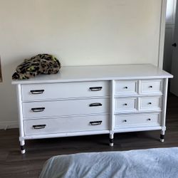 Solid Wood Refurbished antique Dresser