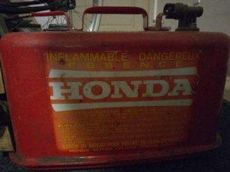 Honda flammable gas tank