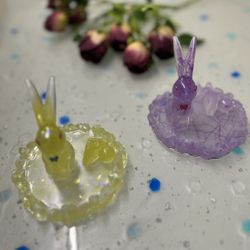 Resin Rabbit ring Holder