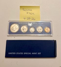 (7) 1966 US Special Mint Set 40% Clad Kennedy Half Dollar