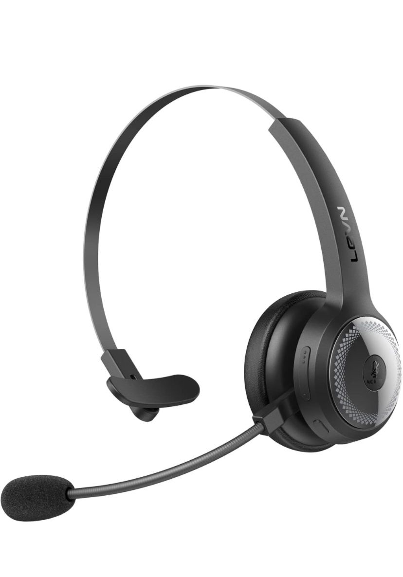 Wireless Headset with Microphone for PC