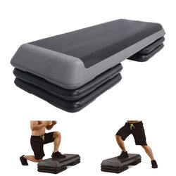 Adjustable Aerobic Step Platforms Fitness Exercise Stepper 43''  HOME006