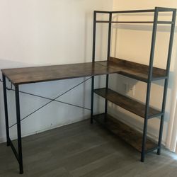 Rolanstar Computer Desk with Storage Shelves 47" - $30 OBO