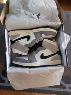 Nike Air Jordan 1 Mid Craft - Cement Grey - Size 8.5