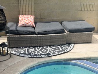 Outdoor pool side or garden lounge chair