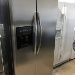 Frigidaire  Refrigerator  Side By Side  Stainless 