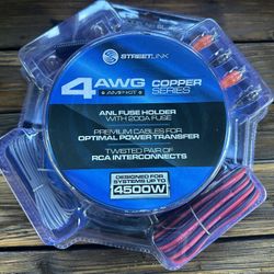 4 AWG Amp Kit Copper Series 4500W
