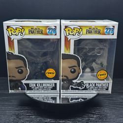 Black Panther And Kilmonger Funko Pop Set 