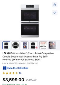 Lg Double Oven New Never Used