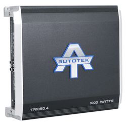 Amplifier AUTOTEK TA1050.4 1000 Watt 4-Channel Car Audio Amplifier Class A/B Amp