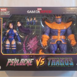 Marvel Legends GamerVerse 6" Psylocke vs Thanos 2-Pack