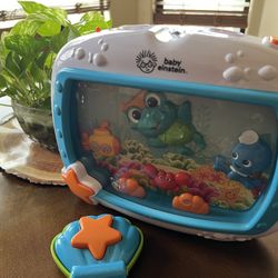 Baby Einstein Sea Dreams Soother Musical Crib Toy and Sound Machine, Newborn and up 