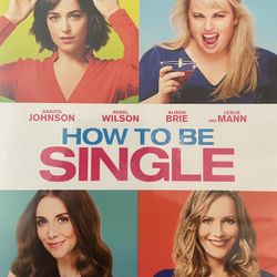 How To Be SINGLE (Blu-Ray + Digital-2016) Dakota Johnson + Leslie Mann!