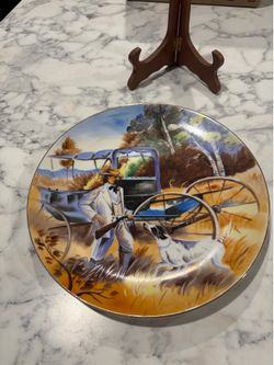 1985 "Oklahoma!" collectible plate produced by Edwin M. Knowles