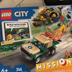 Lego Missions 60353 Wild Animal Rescue Missions New 