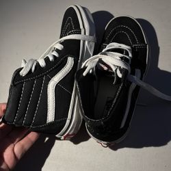 Vans High Tops Black- Kids Size 1