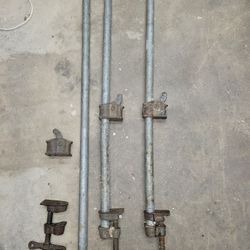3 CRAFTSMAN MADE IN USA PIPE CLAMPS 