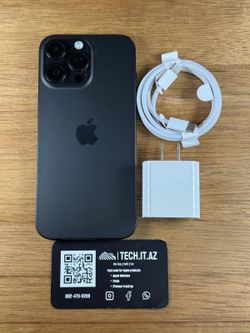 📱 iPhone 16 Pro Max | 256GB | Black Titanium | Cricket Only | Hablo Español