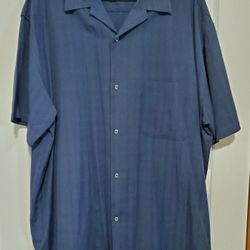 Mens Casual Dress Shirt 2XLT 