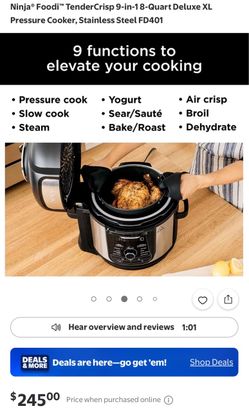 Ninja Foodi Multi-Cooker Pressure Cooker