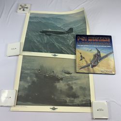 Silver wings RG Smith art prints P-51 mustang book