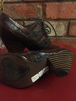 Naughty Monkey Lace up Booties 7.5 cosplay steampunk