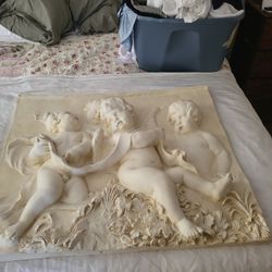 4 Angel Fake Fresco Wall Hanging Not Many Made
