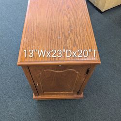 Lane Side Table pull out shelf & magazine holder