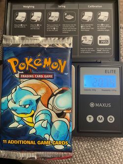 Pokemon Base Set Booster Pack Heavy Blastoise Art 1999