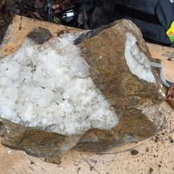 (REDUCED PRICE TODAY )160 Lb Quartz Crystal Chunk Must Have 👍