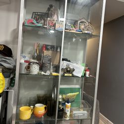 Glass Cabinets With Light