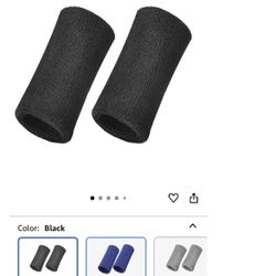 6 inch Sweat Wristband 