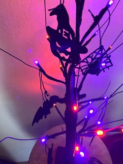 Halloween decoración tree