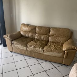 Leather Couch