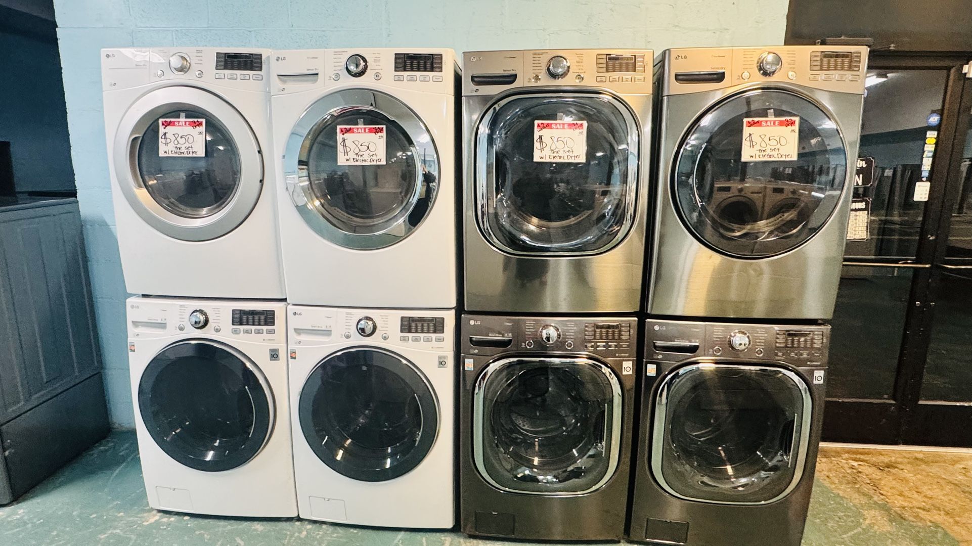Variety Of Front Load Washer and Dryer Set 20% Off Discount