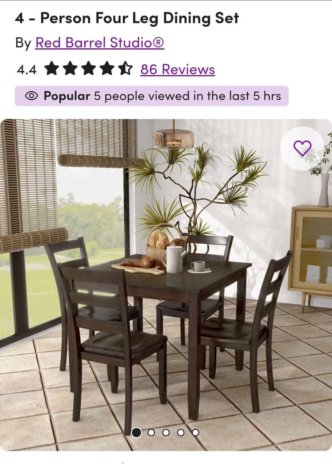 Brown table
