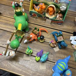 Fisher, Price Little People And Little Tykes Dinosaur Toy Lot