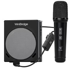 WinBridge Portable PA System with Bluetooth Microphone, 30W Wireless Voice Amplifier Speaker & Portable Microphone for Teachers, Tour Guide, Presentat