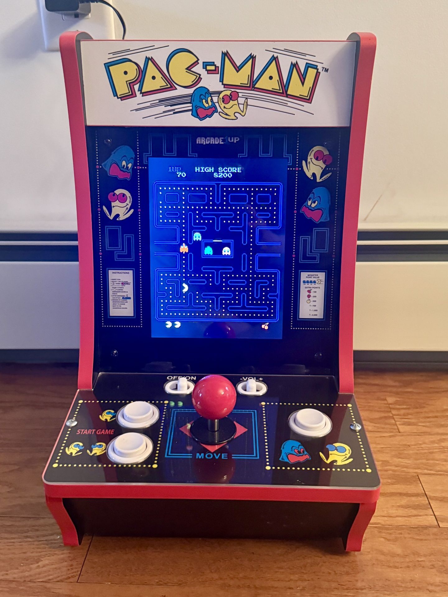 Arcade 1 Up Pac-Man Countercade Home Arcade Machine