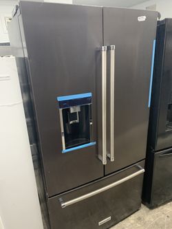 Kitchen aid French door in dark stainless counter depth