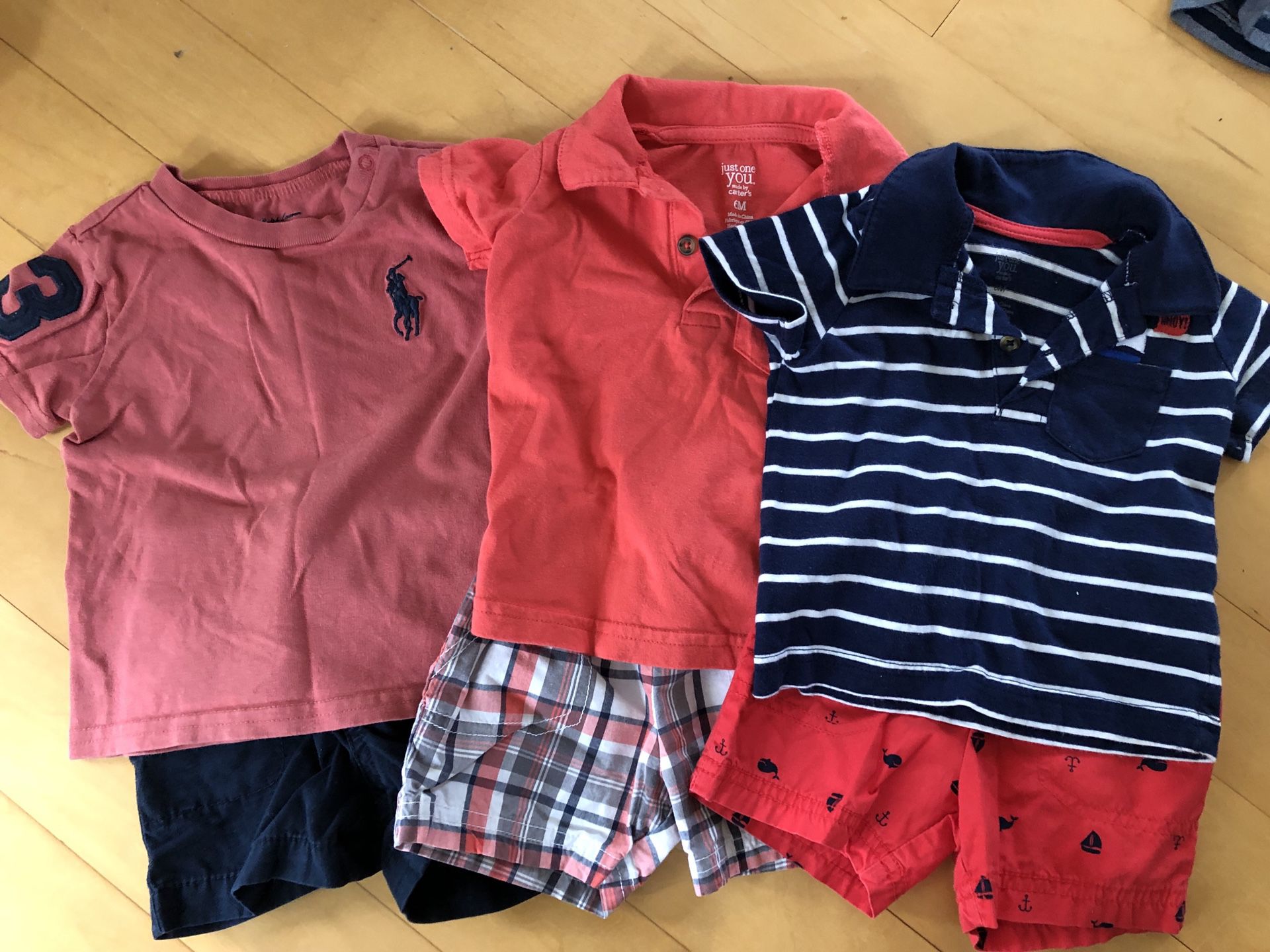 Lot of 8 Baby Boy outfits